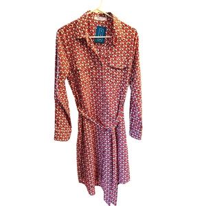 Elaia Shirt Dress, mixed floral, Sz L (42)